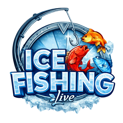 Ice Fishing ziemas tēmas slots ar bonusa kārtām un bezmaksas griezieniem
